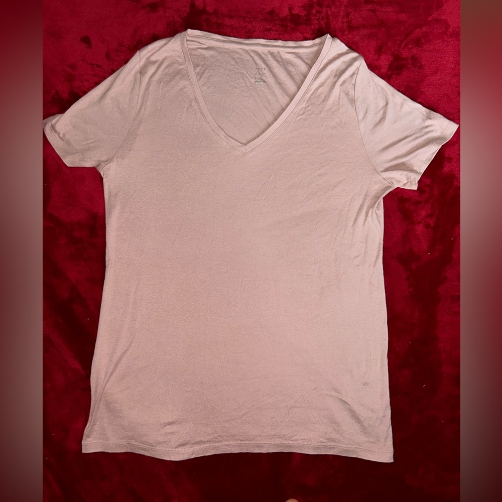 Soft pink short sleeve t shirt